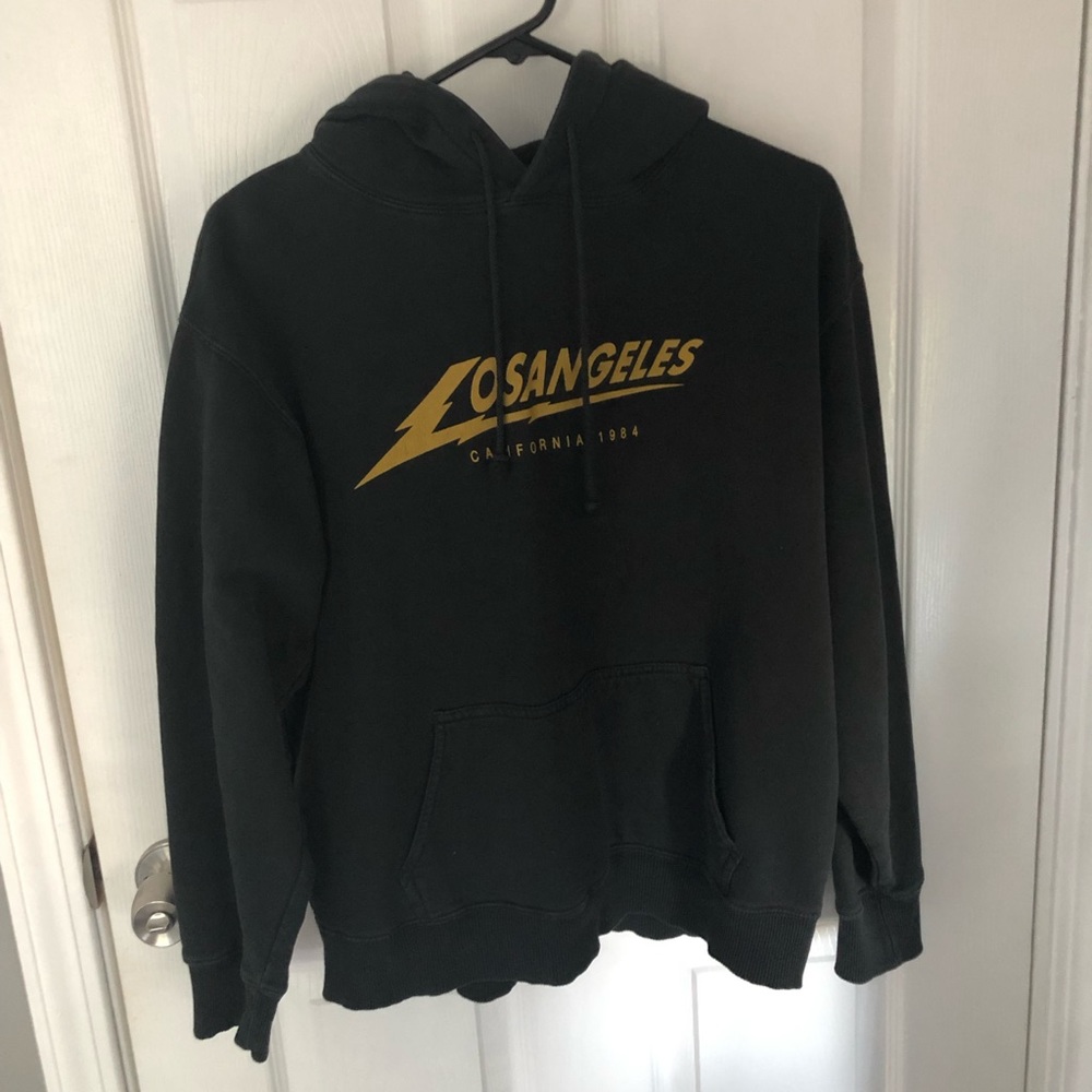 Brandy Melville Black LA Hoodie